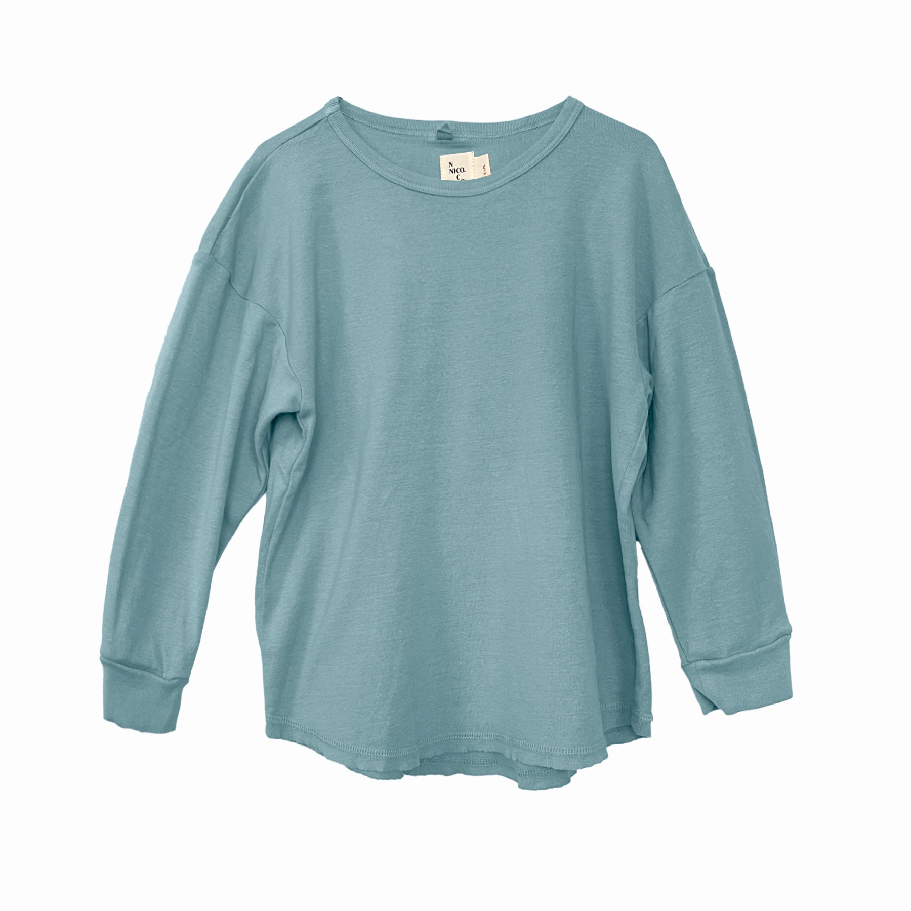 Axl Ribbed Long Sleeve - Fisher Blue / 18/24M