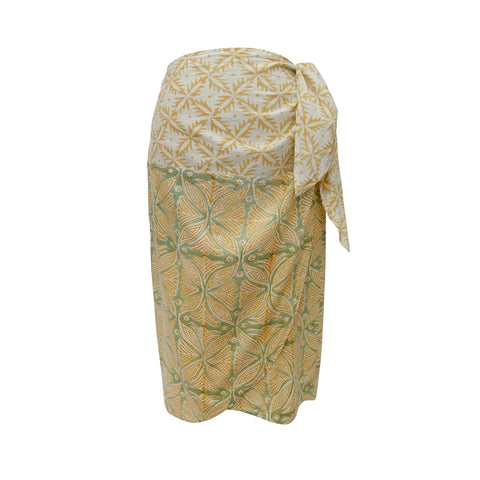 Bethari Wrap Skirt - Clover
