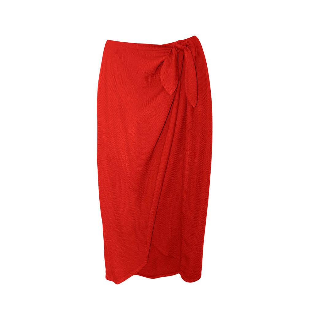 Lauper Rayon Wrap Skirt