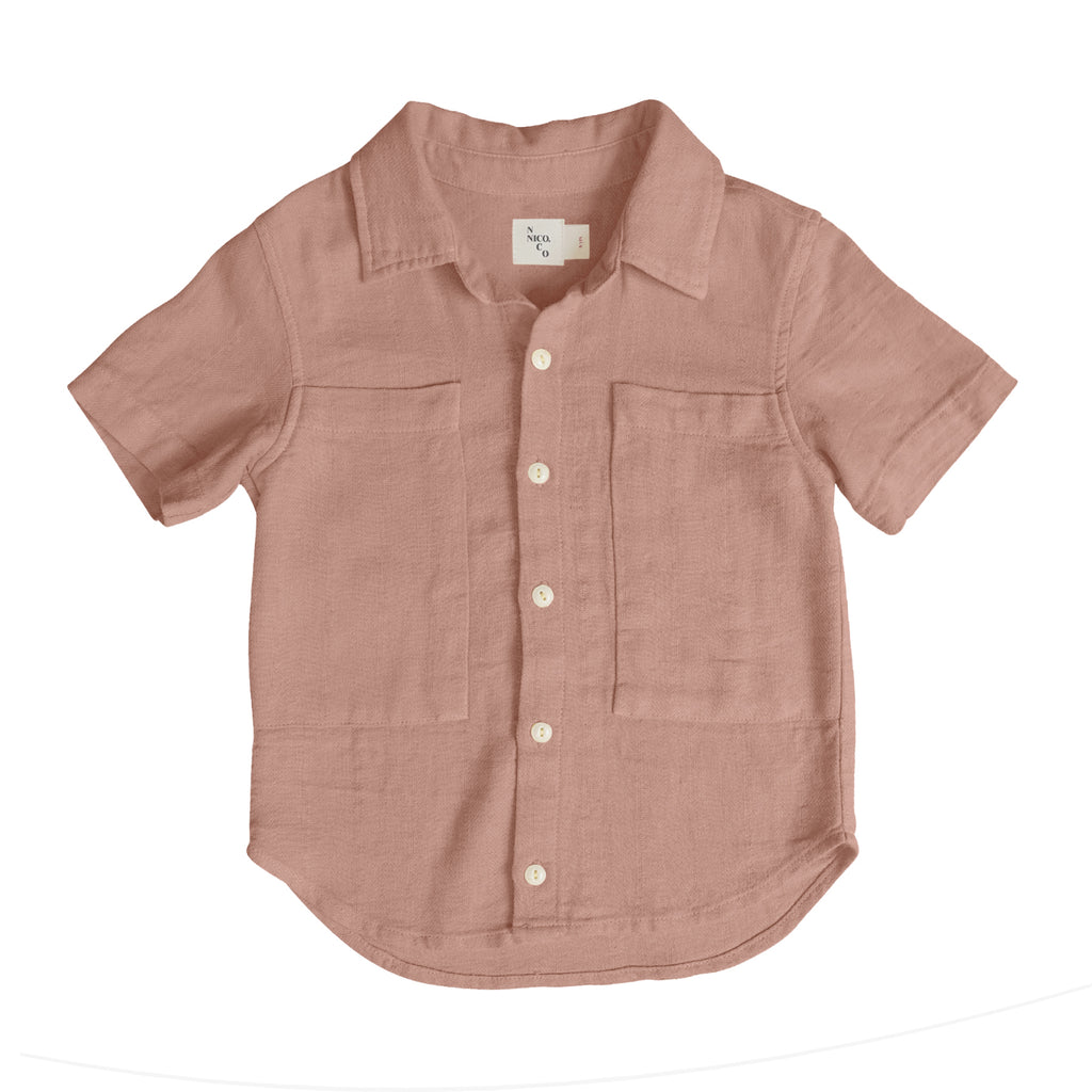 Jaan Solid Button Up Shirt